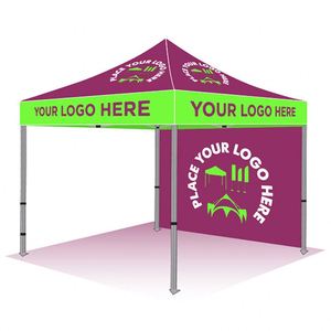 Tente de salon professionnelle 10x10 personnalisée - Imprimée, résistante aux UV, imperméable, en aluminium, pour événements promotionnels - Product Image 3