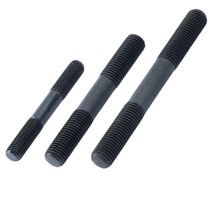 Din939 45 # thép đôi chủ đề <span class=keywords><strong>Rod</strong></span> bu lông M6-M48 cột khuôn trục lăn trung đầu vít đinh tán và ren thanh Đôi Ren - Product Image 1