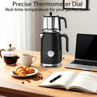 Nouvel ensemble de théière turque 2200W, samovar électrique en acier inoxydable et verre, bouilloire à thé automatique à ébullition rapide pour la maison