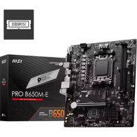 Carte mère de bureau de jeu MSI PRO B650M-E AMD AM5 avec graphismes intégrés, prise en charge de la RAM DDR5, processeur 7900X, carte mère 128 Go