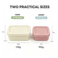 Boîte à lunch pliable en silicone, gain de place, voyage, randonnée, conteneur à collation en silicone, boîte bento réutilisable pour enfants