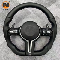 Volant sport en cuir à fond plat 3 branches 40 mm pour BMW F10-F82 M3/M4 - Vente en gros