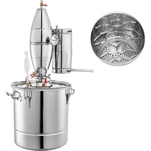 Alambic domestique pour spiritueux 20L/30L/50L/70L, équipement de distillation d'alcool avec pompe pour whisky, <span class=keywords><strong>rhum</strong></span>, gin, vodka, brandy - Product Image 2
