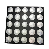 5X5 25 pièces 10W RGB 3in1 mélange couleur LED matrice Blinder lumière DMX Blinder fond scène lumière