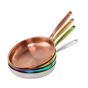 <span class=keywords><strong>Wok</strong></span> antiadhésif en acier inoxydable 304 de 28 cm pour la cuisine à domicile, petit-déjeuner, crêpes, œufs frits, steaks, repas rapides et faciles, gaz, induction - Product Image 1
