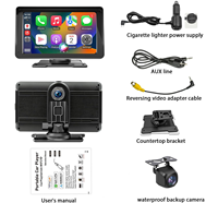 Stéréo de voiture Portable universel chaud sans fil Carplay Smart pantalla de coche de 7 pulgadas pour toutes les voitures
