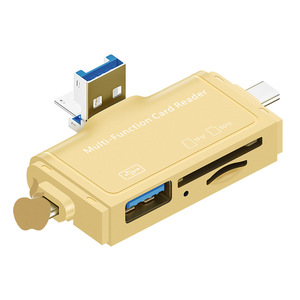 Lector de tarjetas multifunción tipo C USB 3.0 SD TF para iPhone y teléfonos móviles Android - Product Image 4