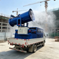 Équipement de pulvérisation de brume pour le contrôle de la poussière, à performance stable, pour les travaux de réduction de la poussière à grande échelle