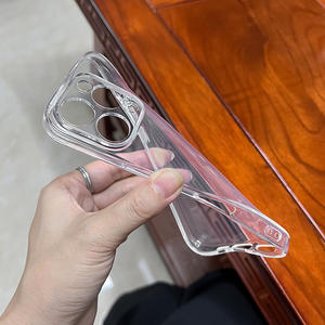 Funda de teléfono móvil de TPU transparente de 2,0mm de espesor a prueba de golpes para <span class=keywords><strong>Samsung</strong></span> <span class=keywords><strong>Galaxy</strong></span> A73 A72 A71 A55 A54 A16 A25 A22 A14 A05S - Product Image 3