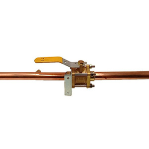 Guangdong Magnesium Special 231N Brass Three Piece Ball Valve True Union Full Bore With Bracket Water Manual Control - Product Image 2