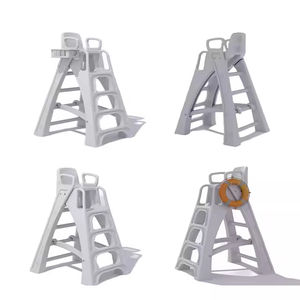 Nouvelle conception de chaise de sauveteur en plastique résistant au soleil en PVC et en acier inoxydable pour sauvetage à la plage chaises en plastique bon marché - Product Image 6