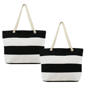 Sac fourre-tout en toile de coton naturel avec longues poignées, sac pour femme fabriqué en Inde, Bengale-Occidental - Product Image 5