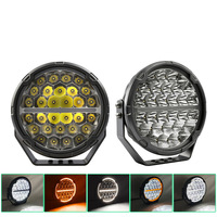 Phare de travail LED rond de 9 pouces 150W, projecteur de conduite, lampe antibrouillard avant tout-terrain pour camion, SUV, VTT