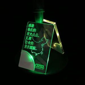 Llavero colorido de luces de tarjeta de visita LED creativas de fabricantes de origen directo para fiestas Nuevo extraño luminiscente - Product Image 5