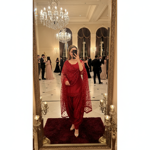 ชุดปาร์ตี้สีแดงชุดหมีสำหรับใส่ในเมืองมี UC-1176 m/ 38 - Product Image 3