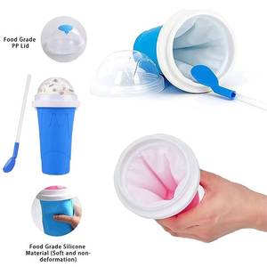 Manual Ice <b>Cream</b> <b>Maker</b> & Blender Frozen Magic Food-grade Silicone 350ml Eco-Friendly Smoothie Squeeze Homemade Milkshake Cup - Product Image 1