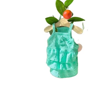 Vestido de Verano Transpirable Estilo Coreano para Mascotas, Corte Princesa, Colores Macaron, para Perros y Gatos - Product Image 5