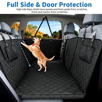 Housse de siège de voiture pour chien, hamac imperméable pour siège arrière avec fenêtre en maille, anti-rayures et antidérapant pour voiture, SUV, camion