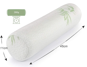 <span class=keywords><strong>Oreiller</strong></span> cervical et <span class=keywords><strong>pour</strong></span> les jambes en mousse à mémoire de forme cylindrique personnalisé WJ-181 avec récupération lente <span class=keywords><strong>pour</strong></span> une utilisation hôtelière, soulagement de la douleur, massage - Product Image 5