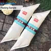 Machine automatique de remplissage et d'emballage de sacs sous vide pour sauce épaisse pour vinaigrette, confiture, pâte, pochette à coupe diagonale