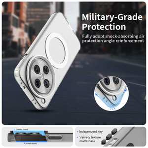 เคสสำหรับ <span class=keywords><strong>Oppo</strong></span> Find X8เคสชาร์จไร้สายระบบแม่เหล็กเคสโทรศัพท์ <span class=keywords><strong>Oppo</strong></span> Find X8 Pro Coque เคส PC โปร่งแสงเคสโทรศัพท์ <span class=keywords><strong>Oppo</strong></span> Find X8 - Product Image 4