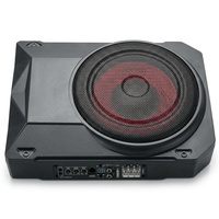 Subwoofer de voiture amplifié 10 pouces 230W, amplificateur de basses fin sous siège, système audio universel 4 Ohm 12V