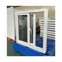 Fenêtres et portes coulissantes en PVC à double vitrage, résistantes aux intempéries, profilés UPVC, pour les Bahamas