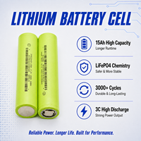 Bateria Cilíndrica LiFePO4 32140 3.2V 15Ah com 3000 Ciclos Profundos para E-Scooter e Triciclo Elétrico