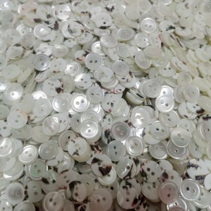 Wholesale <strong>Customized</strong> Luxury <strong>Buttons</strong> Mother of Pearl Troca Shell Shirt <strong>Logo</strong> <strong>Buttons</strong> Natural White Shell <strong>Button</strong> for Clothing - Product Image 6
