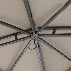 Gazébo Patio économique pour l'ombre, tente d'extérieur avec filet pour arrière-cour, jardin, <span class=keywords><strong>piscine</strong></span>, 8x8 pieds - Product Image 4