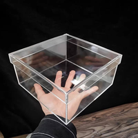 Boîte de rangement pour chaussures en acrylique coloré moderne, lavable, avec couvercle, pré-assemblée, cube de présentation personnalisé, autoportante, étui cadeau, épaisseur 3 mm, protection UV
