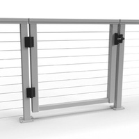 Kit de garde-corps en câble moderne en acier inoxydable HIMOWAY pour balcon, escalier, villa et hôtel