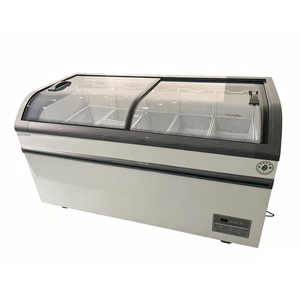 Congélateur coffre à porte coulissante, Vitrine réfrigérée combinée pour supermarché (viande et desserts) - Product Image 3