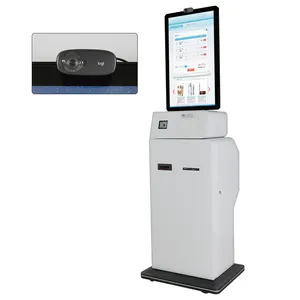 Crtly Self Payment Cash Pay Machine Stand Kiosk Self Check In Kiosk Hotel Passport Scan Self Payment Kiosk Cash And Coins Accept