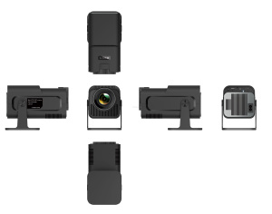 New 1080p Video máy nghe nhạc hy320 mô hình hỗ trợ Android IOS hệ thống không dây mini Trọng lượng nhẹ xách tay máy chiếu Quad-core RAM - Product Image 4