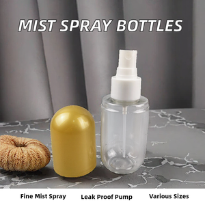 Empty Capsule Spray <b>Bottle</b> Travel Perfume Toner Sunscreen PET Clear Plastic Fine Mist Spray <b>Pump</b> <b>Bottle</b> 40ml 60ml 100ml Portable - Product Image 2