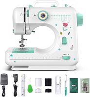 Machines à coudre de poche mini d'occasion Butterfly Verlock portables, à broderie, à point noué, à pied marcheur, informatisées, zigzag