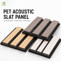 Panneau acoustique en feutre PET, panneau d'absorption acoustique en fibre de polyester, panneau mural acoustique NRC 0.85 pour cinéma maison, studio