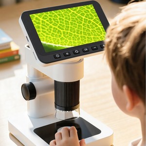 Microscopio Digital Más Vendido, Microscopía <span class=keywords><strong>Electrónica</strong></span> con Pantalla HD de 4.3 Pulgadas, Cámara LCD Industrial, Herramientas de Diagnóstico 1000X - Product Image 2