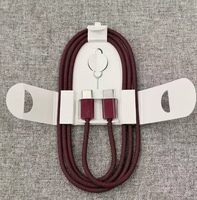 Câble de charge rapide USB-C vers USB-C en nylon tressé 60W PD, transfert de données haute vitesse pour iPhone 15 16 17 18 Pro Max & Air