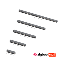Rail magnétique ultra-fin 6 mm, modules linéaires LED modernes à angle réglable Ra90 pour l'éclairage des hôtels et des villas