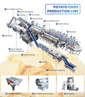 Machine de transformation de pommes de terre compétitive, friteuse à chips, machine à peler les pommes de terre, ligne de production de chips Pringles