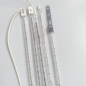 Chất lượng cao rõ ràng Ống thạch anh 400V 2500W gốm <span class=keywords><strong>Halogen</strong></span> hồng ngoại nhiệt đèn cho gà nhà bếp - Product Image 6