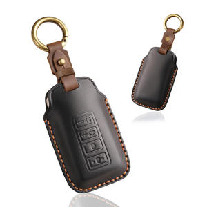 Funda de Cuero para Llaves de Coche, Estilo Vintage, Apta para Coches Lexus Antiguos, Funda de Cuero Genuino Hecha a Mano con Hebilla - Product Image 5