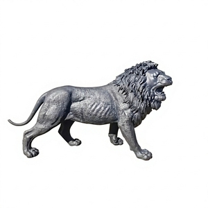 80cm Height Realistic Life Size Cast Bronze Walking Lion Statue Wall <strong>Street</strong> Sculpture or City Public Suvineor Sale - Product Image 6