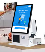 Kiosco POS de Autoservicio con Pantalla Táctil Capacitiva de 21.5/24/27/32/43 Pulgadas, Lector de Tarjetas NFC, Impresora Térmica de 80 mm, Wi-Fi 6, Bluetooth 5.2