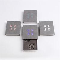 Boîte à Bijoux de Luxe Personnalisée de Haute Qualité en PVC Y Chenxi avec Carte de Remerciement et Logo pour Emballage de Cadeaux