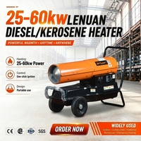 LENUAN Calentador Industrial de Diésel y Queroseno de 30kw, Bomba de Calor Aire-Aire para Aves de Corral, Equipo para Avicultura