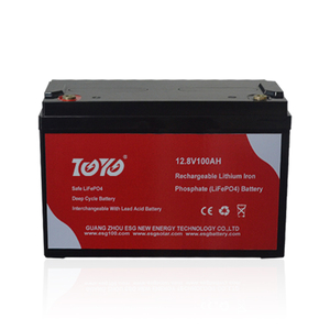 Batería de 12v 100ah de Iones de Litio y Fosfato de Hierro, Paquete de Celdas de Litio de 200ah, Batería de Litio - Product Image 1
