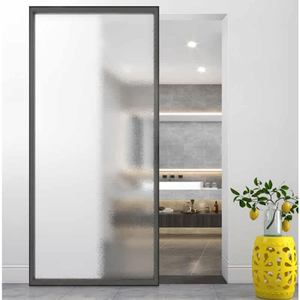 <span class=keywords><strong>Puerta</strong></span> Fantasma con Riel Invisible de Aleación de Aluminio, Diseño Postmoderno, <span class=keywords><strong>Puerta</strong></span> <span class=keywords><strong>Corredera</strong></span> Ultraestrecha sin Riel para Cocina - Product Image 3